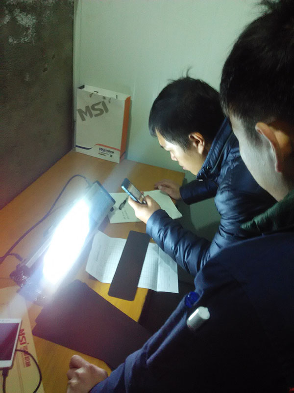 客戶檢查我公司X射線探傷資料。